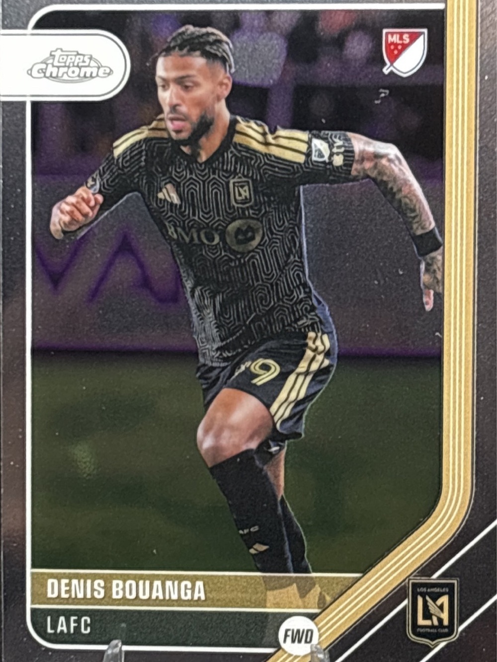 Topps Chrome Denis Bouanga LAFC Soccer Trading Card